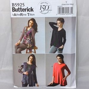 3 for $15 - Butterick Tunic Pattern #5925 Sz XSM-MED